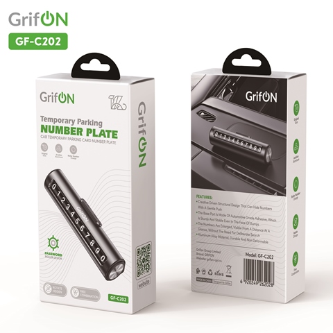 Автовизитка GrifON GF-C202 черная