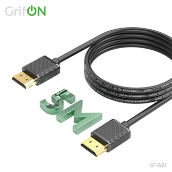 Кабель HDMI-HDMI GrifON GF-W01 4K 5m чёрный