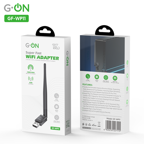 Адаптер WI-FI G-ON GF--WP11 5dbi чёрный