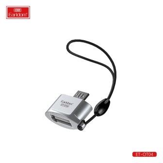 Адаптер OTG Earldom ET-OT04 Micro серебро