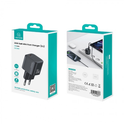 СЗУ USAMS US-CC262 30W Mini Fast Charger USB-C белый