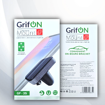 Автодержатель GrifON GF-35 магнитный чёрный